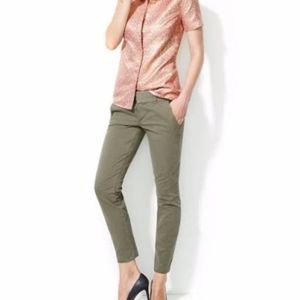 J. Crew Andie Chinos in Green
